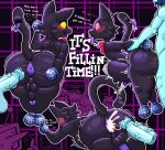 abdominal_bulge absurd_res anal_wink anthro anus big_butt big_penis bodily_fluids butt cat_mike_(deltarune) cowboy_hat_mike_(deltarune) cum cum_inflation cum_inside deltarune domestic_cat duo electronics felid feline felis genital_fluids genitals hi_res human inflation kixly kris_(deltarune) male male/male mammal microphone penis ralsei size_difference small_mike_(deltarune) spread_butt spreading susie_(deltarune) tail tail_mouth tenna_(deltarune) throbbing throbbing_penis twitching undertale_(series) unusual_anatomy unusual_tail