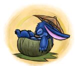2025 4_fingers alien alpha_channel ambiguous_gender anthro beverage biped blue_nose claws cocktail_garnish cocktail_umbrella coconut coconut_drink colored_sketch cute_fangs digital_drawing_(artwork) digital_media_(artwork) disney drupe_(fruit) ears_down experiment_(lilo_and_stitch) eyes_closed fangs finger_claws fingers food fruit hi_res lilo_and_stitch linda-98 pivoted_ears plant sketch sleeping smile solo stitch_(lilo_and_stitch) teeth