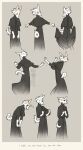 anthro black_clothing black_robe canid canine canis clothing curled_tail domestic_dog facial_markings fluffy footwear fur head_markings hi_res kalpeakoira machete_(kalpeakoira) male mammal markings priest priest_robes robe shoes solo tail white_body white_fur