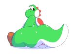 absurd_res ambiguous_gender anthro anus belly belly_overhang big_butt big_dom_small_sub big_tail blush blush_lines boots boots_only butt clothing colored digital_drawing_(artwork) digital_media_(artwork) dinosaur dominant duo facesitting footwear footwear_only glistening glistening_body green_yoshi happy hi_res huge_tail human larger_male looking_at_another looking_down_at_another male mammal mario_bros markings mostly_nude nintendo on_another on_top overweight overweight_anthro overweight_male prehistoric_species reptile saddle scalie shaded shaded_line_art shoes sitting sitting_on_another sitting_on_ground size_difference smaller_ambiguous smaller_human spikes sugar_but_nsfw tail thick_tail thick_thighs yoshi