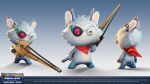 16:9 2022 3_toes 3d_(artwork) 4_fingers anthro artist_name autodesk_maya_(artwork) blue_background blue_eyes bottomless bottomless_anthro bottomless_male canid canine canis cheek_tuft closed_frown clothed clothing colored copyright_symbol digital_media_(artwork) english_description english_text eyebrows facial_tuft featureless_crotch feet fingers fluffy fluffy_tail frown frowning_at_viewer fur furrowed_brow furrowed_eyebrows gradient_background grey_body grey_eyebrows grey_fur grey_tail gun hi_res holding_sniper_rifle hybrid kerchief lagomorph light lighting lone_wolf_(mario_plus_rabbids) long_ears looking_at_viewer male mammal mario_plus_rabbids_sparks_of_hope mouth_closed narrowed_eyes neckerchief neckwear nintendo noseless official_art rabbid ranged_weapon raving_rabbids rayman_(series) red_kerchief red_neckerchief rifle salvatore_ditrani shaded shirtless_anthro shirtless_male simple_background sniper_rifle solo squint standing symbol tail tan_eyelids tan_inner_ear text thick_eyebrows toes tuft ubisoft visor weapon white_body white_fur widescreen wolf year