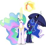  2014 absurd_res alpha_channel equine female feral friendship_is_magic hi_res horn horse mammal my_little_pony pony princess_celestia_(mlp) princess_luna_(mlp) vector-brony winged_unicorn wings 