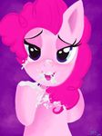  2014 blue_eyes cum cum_in_mouth cum_inside cum_on_face earth_pony equine female feral friendship_is_magic fur hair horse looking_at_viewer mammal my_little_pony open_mouth pink_fur pink_hair pinkie_pie_(mlp) pony smile solo stefy tongue 