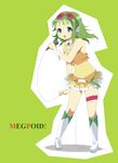  bad_id bad_pixiv_id belt blue_eyes boots frills garters goggles green_hair gumi headset mellowd microphone midriff short_hair smile solo vest vocaloid wing_collar wrist_cuffs 
