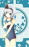  bad_id bad_pixiv_id hairband konpaku_youmu one-piece_swimsuit school_swimsuit short_hair silver_hair solo sumeragi_oruta swimsuit touhou 