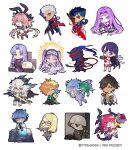  6+boys 6+girls animal_ears archer_(fate) archer_(third_ascension)_(fate) armor armored_gloves astolfo_(fate) astolfo_(saber)_(fate) astolfo_(saber)_(third_ascension)_(fate) balmung_(fate) berserker_(fate/zero) bikini bird bird_on_hand black_armor black_boots black_bow black_dress black_eyes black_jacket black_kimono black_pants black_sandals black_shirt black_thighhighs blonde_hair blue_bodysuit blue_bow blue_bowtie blue_eyes blue_hair blue_pants blue_shorts blue_vest bluebird blunt_bangs bodysuit book book_stack boots bottle bow bow_bikini bowtie box bracelet braid bright_pupils brown_boots brown_hair brown_shoes cape chest_tattoo chibi chibi_only closed_eyes closed_mouth colored_inner_hair commentary_request company_name copyright_name copyright_notice cu_chulainn_(fate) cu_chulainn_(lancer)_(fate) cu_chulainn_(third_ascension)_(fate) curtained_hair dark-skinned_male dark_skin detached_sleeves dragon_boy dragon_girl dragon_horns dragon_tail dragon_wings dress earrings elbow_gloves elizabeth_bathory_(fate) facial_mark facial_tattoo fake_animal_ears fang fangs fate/grand_order fate_(series) flower forehead_mark frilled_hairband frills full_armor gae_bolg_(fate) glasses gloves glowing glowing_tattoo gold_bracelet green_eyes green_pants green_shirt grey-framed_eyewear grey_eyes grey_hair grey_pantyhose grey_sash grin hair_bow hair_bun hair_intakes hair_over_one_eye hair_ribbon hair_slicked_back hairband half_updo halo halo_behind_head hand_on_own_hip hand_to_own_mouth hans_christian_andersen_(fate) hans_christian_andersen_(third_ascension)_(fate) headphones hishaku holding holding_bottle holding_box holding_flower holding_polearm holding_sword holding_weapon horns jacket japanese_clothes jewelry kimono kukulkan_(fate) kukulkan_(second_ascension)_(fate) leotard long_sleeves looking_at_viewer lost_robin_rondo low_ponytail martha_(fate) martha_(swimsuit_ruler)_(fate) martha_(swimsuit_ruler)_(third_ascension)_(fate) mecha_eli-chan_(fate) mechanical_tail mechanical_wings medea_(caster)_(fate) medea_(fate) medusa_(fate) medusa_(rider)_(fate) medusa_(rider)_(third_ascension)_(fate) metal_skin multicolored_hair multiple_boys multiple_girls nameless_dagger_(fate) obi official_art open_mouth orange-tinted_eyewear orange_hair outstretched_arms ozymandias_(fate) ozymandias_(third_ascension)_(fate) pants pantyhose parted_bangs parted_hair parted_lips pauldrons pink_flower pink_hair polearm ponytail ponytail_holder purple_dress purple_eyes purple_hair rabbit_ears red_bow red_eyes red_gloves red_shrug red_trim ribbon robin_hood_(fate) robot_girl rocket_punch saipaco sandals sash sen_no_rikyu_(fate) sheep shirt shoes short_hair shorts shoulder_armor shrug_(clothing) siegfried_(fate) siegfried_(third_ascension)_(fate) simple_background single_hair_bun sitting sitting_on_books skin_fang sleeveless sleeveless_shirt smile standing stheno_(fate) stheno_(third_ascension)_(fate) strapless strapless_dress streaked_hair stretching striped_clothes striped_shirt sunglasses sweater_guard swimsuit sword tail tattoo tezcatlipoca_(fate) tezcatlipoca_(first_ascension)_(fate) thigh_boots thigh_strap thighhighs tinted_eyewear topless_male twintails vertical-striped_clothes vertical-striped_shirt vest waist_cape weapon wet wet_hair white_background white_bikini white_boots white_cape white_gloves white_hair white_hairband white_leotard white_pupils white_ribbon white_shirt wings yellow_eyes 