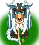  absurd_res animal_mask anthro ball bdsm belt big_ears binder_(restraint) bondage_gear bondage_gloves clothing dragon drekmurian fluffy glistening glistening_eyes gloves grass handwear happy harness hi_res horn lafel latex latex_clothing latex_gloves latex_handwear leash legbinder male markings mask mythological_creature mythological_scalie mythology pawpads perspective_shot petplay plant pup_mask reflective_clothing restraints roleplay scalie seam_(sewing) shaded simple_background skyslicer824 solo striped_markings stripes tail tennis_ball wings 