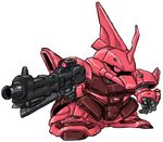  artist_request chibi gelgoog gelgoog_jager gun gundam gundam_0080 lowres mecha weapon 