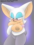  2014 anthro areola breast_suck breasts female lord_friez nipples rouge_the_bat sega solo sonic_(series) supersonicrulaa 