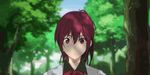  animated animated_gif arm free! matsuoka_gou ponytail red_hair 