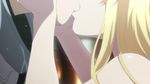  1boy 1girl age_difference aldnoah.zero animated animated_gif cpr kiss mouth_to_mouth saliva water 