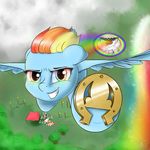  2014 captainpudgemuffin equine female feral friendship_is_magic horse mammal my_little_pony pegasus pony rainbow_dash_(mlp) tagme wings 