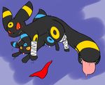  3_toes anal bargglesnatch-x1 blush canine cum dog eeveelution fluff fur male mammal nintendo panting penetration penis pok&eacute;mon red_eyes scarf shiny tail_mouth tongue tongue_out umbreon video_games 