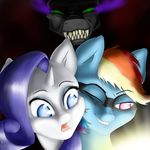  2014 captainpudgemuffin equine female feral friendship_is_magic horn horse king_sombra_(mlp) male mammal my_little_pony pegasus pony rainbow_dash_(mlp) rarity_(mlp) unicorn wings 