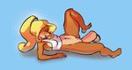  animated balls bandicoot blonde_hair coco_bandicoot female hair mammal marsupial open_mouth penetration penis pussy tabuley vaginal vaginal_penetration 