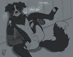 2025 5_fingers ambiguous_gender animal_genitalia animal_penis anthro anus aroused arvenzo athletic balls big_anus black_body black_bottomwear black_clothing black_fur black_nose black_shorts bodily_fluids border_collie bottomless bottomwear bulge butt butt_focus butt_from_the_front canid canine canine_genitalia canine_penis canis chest_tuft claws clothed clothing collie dialogue digital_media_(artwork) domestic_dog english_text feet femboy fingers fishnet_clothing flirting fluffy fradef_fang fully_sheathed fur genitals gesture grin hand_on_butt herding_dog hi_res huge_anus humiliation locker_room looking_at_another looking_at_viewer loose_anus lowered_tail lying male mammal markings monochrome multicolored_body multicolored_fur nude on_back open_mouth pastoral_dog pawpads paws penis perineum pose presenting presenting_anus presenting_hindquarters public public_exposure public_humiliation public_nudity puffy_anus raised_foot raised_leg raised_tail seductive shaded sheath sheepdog shorts sitting sitting_on_ground size_difference skinny smaller_male smile solo solo_focus speech_bubble spread_butt spread_legs spreading submissive submissive_male suggestive suggestive_gesture sweat sweaty_genitalia sweaty_neck tail tail_anus tail_markings teasing teasing_viewer teasing_with_butt teeth text toe_claws topless topless_male tuft two_tone_body two_tone_fur white_body white_fur