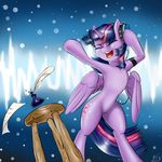  2014 captainpudgemuffin dancing equine female feral friendship_is_magic horn horse mammal my_little_pony pony solo twilight_sparkle_(mlp) winged_unicorn wings 