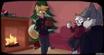 2025 5_fingers anthro balthy's_mom_(suitedwolfie) balthy_(suitedwolfie) big_tail biped black_bottomwear black_clothing black_nose black_pants black_sweater black_topwear blush blush_lines bottomwear breasts brown_ears brown_nose canid canine canis character_name cheek_tuft chimney christmas christmas_clothing christmas_decorations christmas_lights christmas_sweater christmas_topwear christmas_tree claws clothing container cremation_urn crossed_legs cup curled_tail detailed_background digital_drawing_(artwork) digital_media_(artwork) dipstick_ears dipstick_tail drinking_glass ear_markings embarrassed eye_bags eye_contact eyebrow_through_hair eyebrows eyelashes facial_tuft family_photo family_portrait fangs father_(lore) female fingers fire footwear fox fur furniture gift gift_bow gift_tag gift_wrapped glass glass_container glass_cup grey_body grey_ears grey_fur grey_inner_ear group hair head_tuft hi_res holding_gift holding_glass holding_object holidays humanoid_hands humor inner_ear_fluff inside japanese_fox k_(suitedwolfie) looking_at_another looking_at_viewer male mammal markings milk mole_(marking) mother_(lore) multicolored_body multicolored_ears narrowed_eyes neck_tuft northwestern_wolf offscreen_character open_mouth orange_body orange_fur pants parent_(lore) picture_frame pink_inner_ear pipe_bomb plant pupils raised_eyebrows red_clothing red_ears red_eyes red_fox red_sofa red_sweater red_topwear shaded sitting slit_pupils smile smiling_at_another socks sofa sparkles sparkling_eyes standing suitedwolfie sweater tail tail_markings tail_tuft teeth text topwear translucent translucent_hair tree trio true_fox tuft two_tone_body ugly_sweater urn visual_humor watermark white_body white_clothing white_eyes white_footwear white_fur white_inner_ear white_sclera white_socks wolf worried