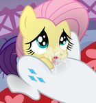  2014 cunnilingus cutie_mark equine eyelashes female fluttershy_(mlp) friendship_is_magic fur hair hi_res horn lesbian licking mammal multi-colored_hair my_little_pony nerfpony oral oral_sex pegasus pussy pussy_juice rarity_(mlp) sex tongue unicorn vaginal wings 