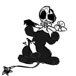 3_fingers 3_toes anthro balls big_claws black_tie_(suit) blunt_force_trauma blushcrunch_studio bodily_fluids bottomless bow_tie centaur chest_tuft claws clothed clothing cum dandy's_world dead_eyes deethedr0p_(artist) dent dialated_pupils disembodied_hand electronics equid equid_taur erection european_mythology feet felid feral fingers fist focusing for_a_head fur genital_fluids genitals greek_mythology hi_res humanoid_taur ichor knot knotted_penis lazy_eye leaking_cum lion male male/male mammal mammal_taur microphone microphone_(object_oppose) monochrome mythology object_head object_oppose object_shows pantherine paws penis raised_fist raised_hand roblox solo sticky suit tail tail_tuft taoism_(object_oppose) taur toes toon_(dandy's_world) tuft twisted_(dandy's_world) undead zombie