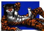  abs feline iudicium86 male mammal muscles nude penis pubes tiger uncut 