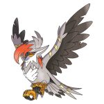  animal_focus artist_request bird black_sclera bright_pupils closed_mouth colored_sclera mega_pokemon mega_staraptor no_humans official_art pokemon pokemon_(creature) pokemon_focus pokemon_legends:_z-a red_eyes second-party_source staraptor transparent_background white_pupils 