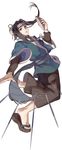  black_hair haku_(naruto) kebei kirigakure_symbol layered_sleeves long_hair male_focus mask naruto naruto_(series) needle ninja solo weapon 