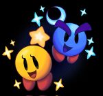  commentary crescent english_commentary highres kori_does_stuff looking_at_viewer lunaris_(mario_&amp;_luigi:_stellar_bonds) mario_&amp;_luigi:_stellar_bonds mario_&amp;_luigi_rpg mario_(series) masanori_sato_(style) no_humans open_mouth sparkle star_(symbol) starlow 