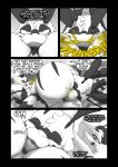 4_arms absurd_res antennae_(anatomy) anthro anus anus_nibbling arthropod ass_in_face back_wings beach bee big_butt biting_anus black_and_white butt butt_in_face butt_on_face butt_sniffing comic dialogue dominant dominant_anthro dominant_female duo english_text enjoying face_in_ass fart fart_cloud fart_fetish fart_sniffing farting_in_nose farting_on_another farting_on_face farting_on_male female fur heather_(soomir) hectar_(soomir) hi_res huge_butt hymenopteran insect leglock male male/female mandibles monochrome multi_arm multi_limb nibbling nude nude_anthro nude_beach nude_female nude_male pawpads puffy_anus queen_bee rumbling_stomach sniffing soomir speech_bubble stinger stinger_tail striped_body striped_fur stripes submissive submissive_anthro submissive_male tail text thought thought_bubble thoughts wings