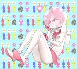  bad_id bad_pixiv_id black_eyes brittany_(pikmin) glasses gloves helmet pikmin_(creature) pikmin_(series) pikmin_3 pink_hair pointy_ears spacesuit tyobimiru 