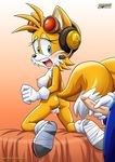  balls bandage blue_eyes blue_fur blush breasts cum cum_in_pussy cum_inside fur head_gear invalid_tag miles_prower nude penis sega sonic_(series) sonic_boom sonic_the_hedgehog teeth yellow_fur 