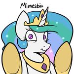  2014 alpha_channel cute english_text equine female feral friendship_is_magic horn horse mammal my_little_pony pony princess_celestia_(mlp) slavedemorto text winged_unicorn wings 