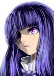  blackball blue_hair frederica_bernkastel hair_over_one_eye purple_eyes solo umineko_no_naku_koro_ni 