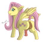  animal_genitalia anus blush butt equine feral filthy_perfection fluttershy_(mlp) friendship_is_magic hair herm horsecock intersex looking_at_viewer mammal my_little_pony pegasus penis pink_hair presenting presenting_hindquarters pussy solo spread_legs spreading wings 