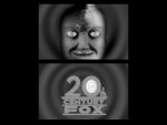 1930s_theme 2025 20th_century_fox 2_panel_comic absurd_res ambiguous_gender black_and_white duo grey_theme hi_res hypnosis logo_(species) male mind_control monochrome not_furry ringed_eyes smile smirk smirking_at_another the1935foxgamer vid vintage