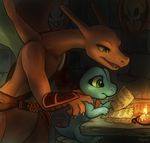  2014 candlelight charizard divina female green_eyes haychel male nintendo paper pok&eacute;mon skull tales_of_elysium unown vagus video_games 