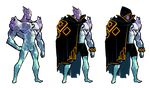  anthro bracelet breeding_season cape clothed clothing crystal golem jewelry male muscles nude piercing rock s-purple 