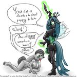  flaccid friendship_is_magic herm hypnosis intersex mind_control my_little_pony original_character penis queen_chrysalis_(mlp) silver_wing sketch smudge_proof 