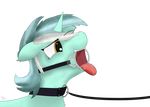  2014 absurd_res alpha_channel collar drooling equine female feral fishy-pony friendship_is_magic fur gag hair hi_res horse leash lyra_heartstrings_(mlp) mammal my_little_pony pet_play plain_background pony ring_gag saliva solo tongue tongue_out transparent_background 