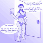  bathroom female human lord_magicpants mammal nude sketch the_ottermatic transformation 