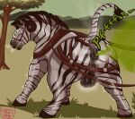 anus backsack balls breath butt equid equine equine_anus fart fart_cloud fart_fetish felkin feral genitals genjii grunting halter harness hi_res hybrid male mammal musk musk_cloud musky_anus musky_balls presenting presenting_anus presenting_hindquarters puffy_anus raised_tail solo steam steam_breath striped_body stripes tack tail zebra zelko