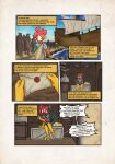  anthro avian bird chicken clothed clothing comic dialogue dungeons_and_dragons english_text fantasy galliform hasbro hi_res male outside phasianid scared sitting solo text wizards_of_the_coast zaryuzu_73 