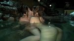  animated animated_gif ass bath bban-008 from_behind kiss lowres multiple_girls nude onsen photo pool pubic_hair sakurai_ayu water wet yuna_shiina yuri 