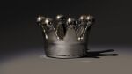  commentary_request crown grey_background highres naoya_ohtani no_humans object_focus original shadow silver_crown 