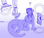  bathroom bathtub breasts brushes female invalid_tag lord_magicpants lord_maicpants machine mammal mechanical mustelid nude otter ottermatic robot sketch the_ottermatic transformation 
