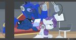  2014 dm29 equine female feral friendship_is_magic horn horse mammal my_little_pony pony princess_luna_(mlp) rarity_(mlp) unicorn winged_unicorn wings 