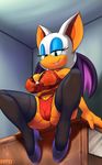  2014 anthro areola ass bat bat_ears bat_wings big_breasts bra breasts camel_toe erect_nipples female furry large_breasts mammal marthedog nipples panties rouge_the_bat sega solo sonic_(series) sonic_the_hedgehog underwear wings 