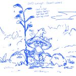  2026 anthro cactus canid canine clothing desert dungeons_and_dragons eyebrows eyes_always_closed eyes_closed feral footwear fur guide_lines hasbro hat headgear headwear hi_res male male_anthro mammal p_rindustries p_rindustries_(p_rindustries) peccary plant poncho raccoon_dog sandals shoes sketch solo sombrero standing stubble suine tanuki wizards_of_the_coast 