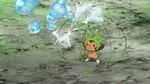  animated animated_gif bunnelby chespin fighting hawlucha lowres no_humans pokemon pokemon_(anime) 
