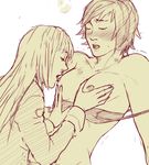  banned_artist blush breast_grab breasts closed_eyes grabbing hickey jess_(jelee) kazama_asuka large_breasts licking lili_(tekken) long_hair monochrome multiple_girls nipple_licking nipples no_panties out-of-frame_censoring strap_slip tekken yuri 